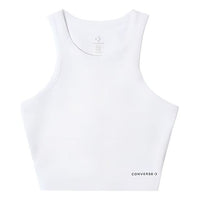 (WMNS) Converse High Neck Knit Tank Top 'White' 10026502-A02