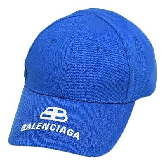 Balenciaga BB Logo Visor Baseball Cap 'Blue' 577548-310B2-4277