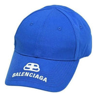 Balenciaga BB Logo Visor Baseball Cap 'Blue' 577548-310B2-4277
