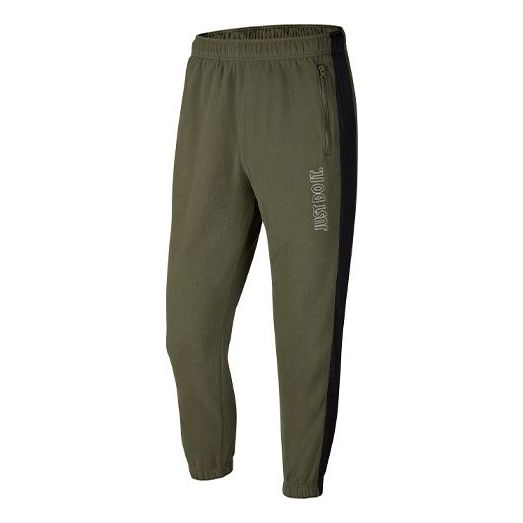 Nike Sportswear Stay Warm Woven Sports Pants 'Olive Green Black' CU4110-380