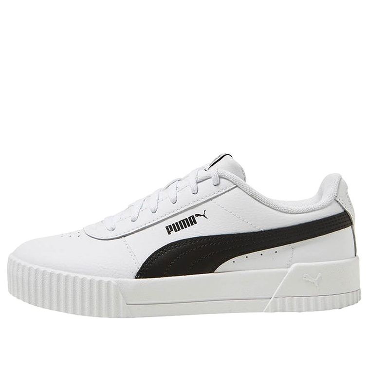 (WMNS) PUMA Carina Leather 'White Black' 370325-33