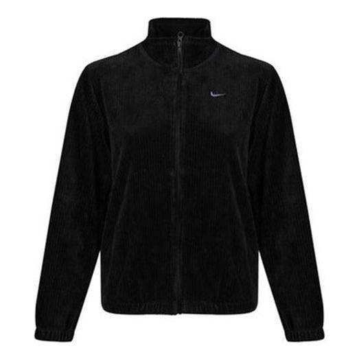 (WMNS) Nike Sportswear Casual Sports Stand Collar Retro Jacket Black BV4467-010