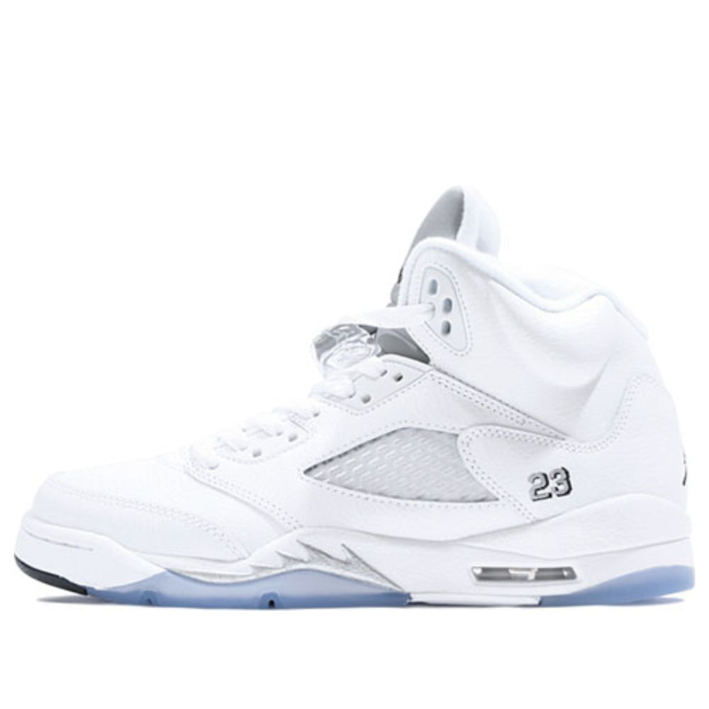 (GS) Air Jordan 5 Retro 'Metallic White' 440888-130