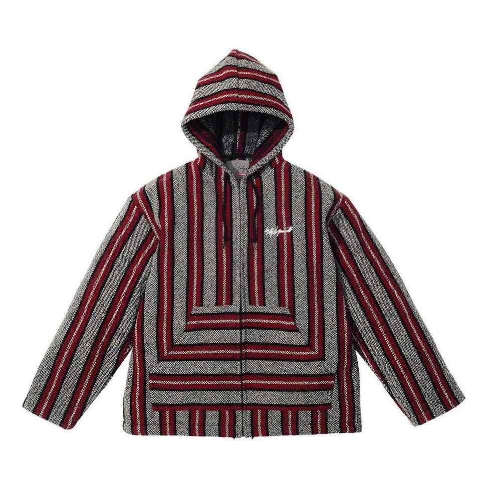 Supreme x Yohji Yamamoto Baja Jacket 'Grey Burgundy' SUP-FW22-411