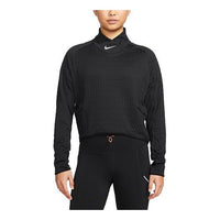 (WMNS) Nike Therma-FIT Run Division Solid Color Casual Sports Running Sleeves Long Sleeves Black DM7554-010