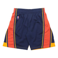 Mitchell & Ness NBA Swingman Shorts Golden State Warriors Road 2009-10 'Navy Orange' SMSHGS18232-GSWNAVY09