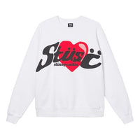 Stussy x CPFM Crossover Heart Love Pattern Alphabet Long Sleeves Unisex White 3913700