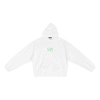 Balenciaga 5:20 Graphic Hoodie 'White Green' 674986TMVL69164