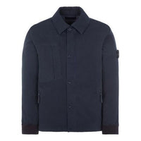 STONE ISLAND Compass-Patch Button-Up Down Shirt 'Navy' 7915422F1-V0020
