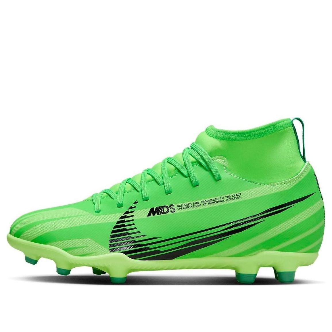 (GS) Nike Mercurial Vapor 15 FG 'Green Black' FJ7192-300