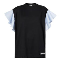 Burberry Cotton Large Loose Short Sleeve Black 80295721
