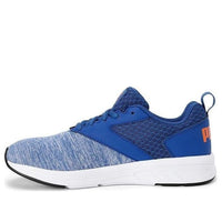 (GS) PUMA Nrgy Comet Low Top Running Shoes Black/White/Blue 190675-10