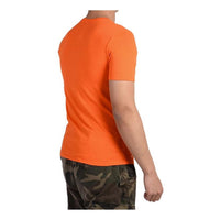 Men's Nike New York Knicks Basketball Alphabet Numeric Round Neck Short Sleeve Orange T-Shirt 870527-820