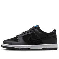 (GS) Nike Dunk Low 'Black Croc Swoosh' FV7472-001