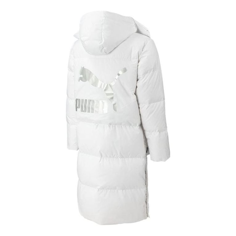 PUMA Teamliga Long Down Coat 'White' 539572-02