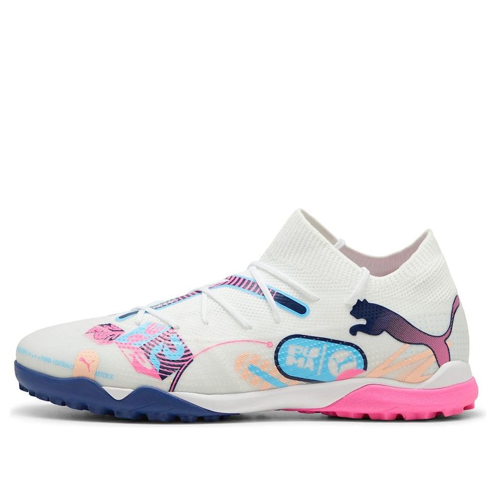 PUMA Future 7 Match Volume UP TF 'White Luminous Blue Pink' 108075-01