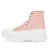 (WMNS) Alexander McQueen Tread Slick Boots 'Pink White' 697080W4LR19243