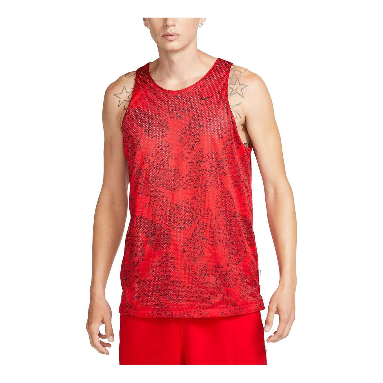 Nike Dri-FIT Standard Issue Reversible Jersey 'Red Grey' FB7056-657