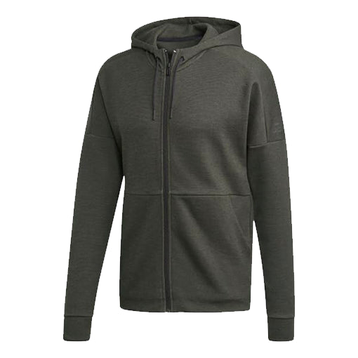 adidas logo Printing Sports Knit Jacket Green EB7607