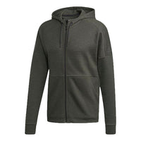 adidas logo Printing Sports Knit Jacket Green EB7607