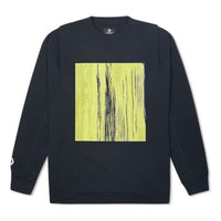 (WMNS) Converse Gender Neutral Converse Shapes Bubble Crewneck Sweatshirt 'Black' 10021718-A01