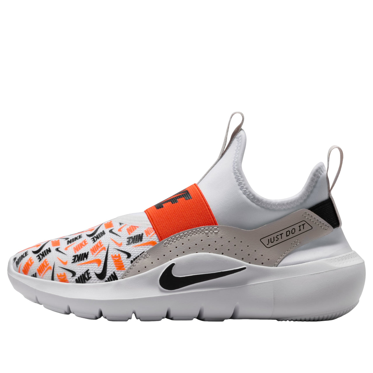 (GS) Nike Flex Runner 4 'White Safety Orange' IO9506-100