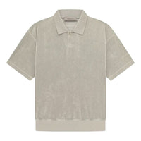 Fear of God Essentials SS23 Long Sleeve French Terry Polo 'Beige' 125BT224053F