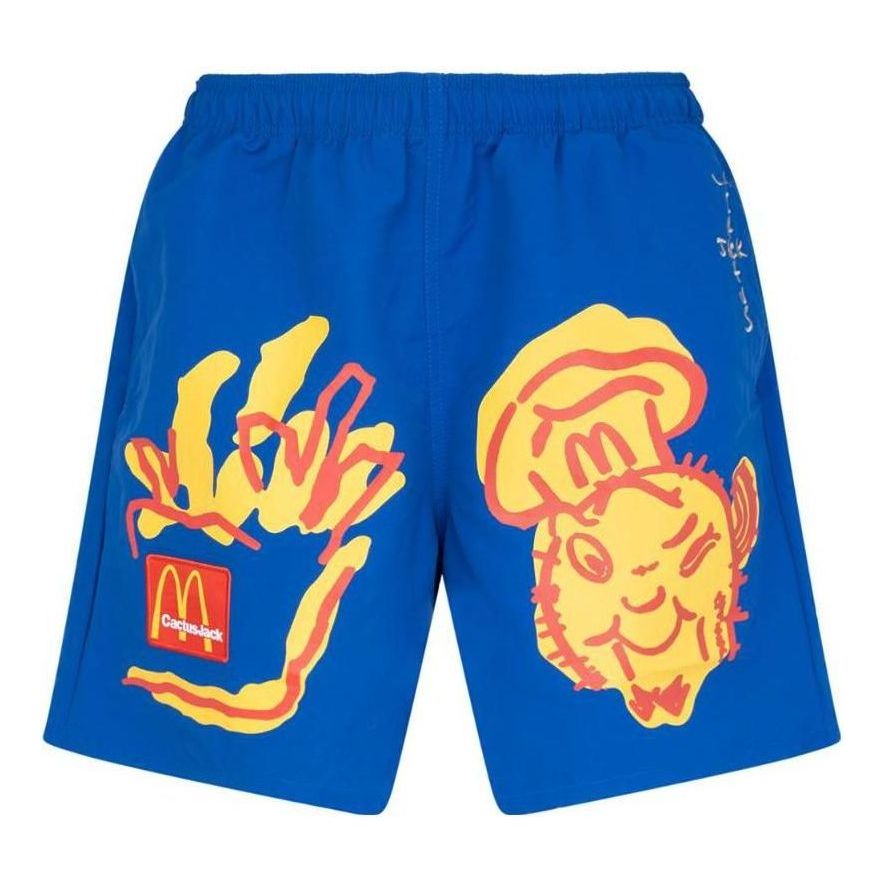 Travis Scott Cactus Jack SS22 x McDonalds Illustration II Shorts 'Blue' CJMDBS124BLUE