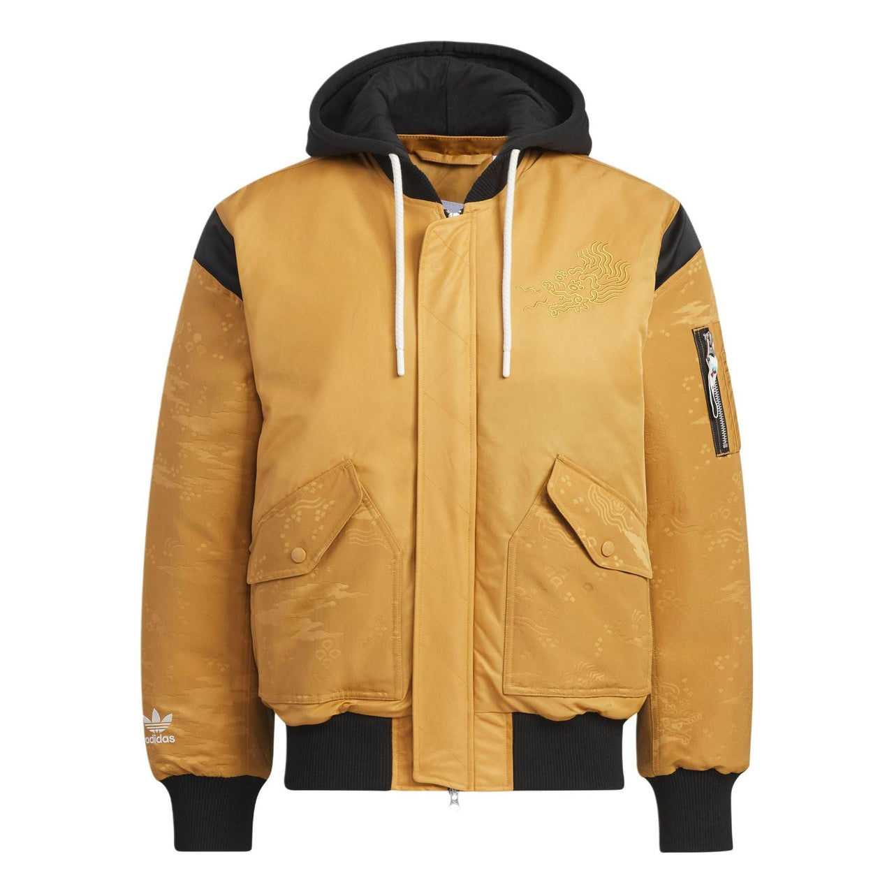 adidas Originals X Feifei Ruan Padded Ma Jacket Asia Sizing 'Brown Black' IX4233
