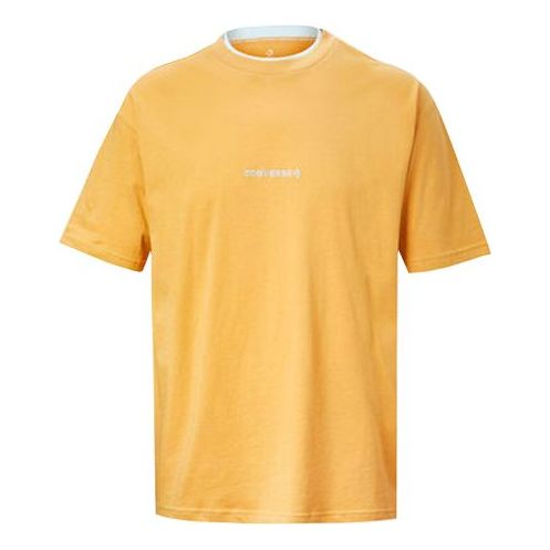 Men's Converse All Star Casual Round Neck Short Sleeve Yellow 10019592-227