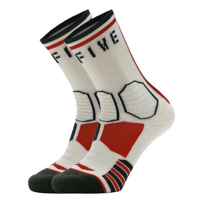 Li-Ning BadFive Mid Cut Basketball Socks 'Beige' AWLS267-2