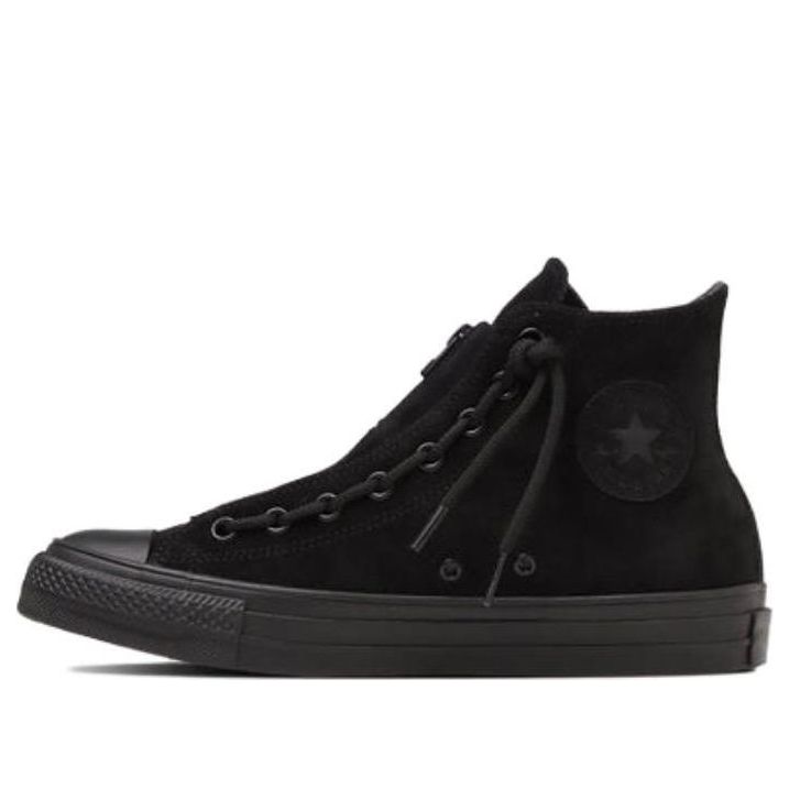Converse Suede All Star Centerzip Suede High Top 'Black Monochrome' 31310140