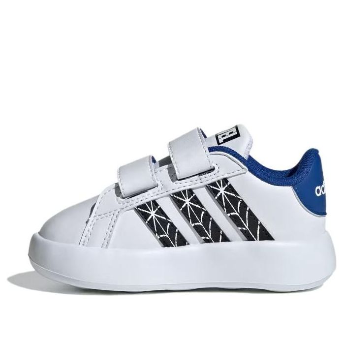 (TD) adidas x Marvel's Spider-Man Grand Court 'White Black Blue' ID8017