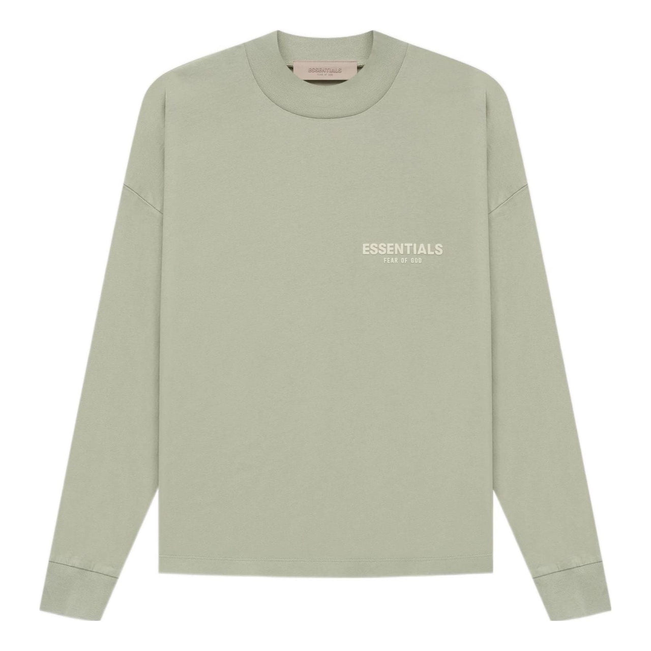 Fear of God Essentials SS22 Long Sleeve Tee 'Seafoam' FOG-SS22-144