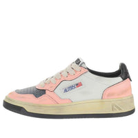(WMNS) Autry Medalist Super Vintage Low Leather Sneakers 'White Pink Black' AVLW-SV20