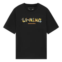 Li-Ning Hoops Graphic T-shirt 'Black' AHSSD65-2