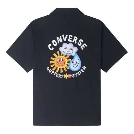 Converse Skate Woven Shirt 'Black Multi' 10024751-A04