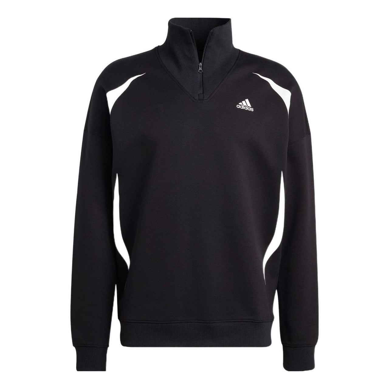 adidas Logo Colorblock Quarter Zip Jacket IC3698
