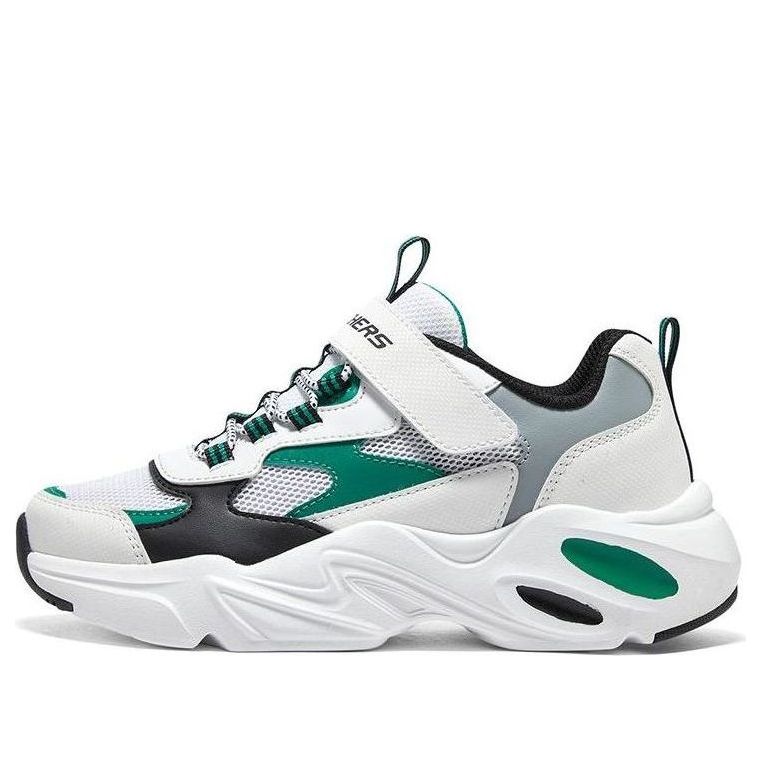(GS) Skechers DLITES 1.0 'White Green' 405235L-WGRN