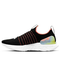 (WMNS) Nike React Phantom Run Flyknit 2 'Black Bright Mango' DD9668-001