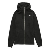 Nike Athleisure Casual Sports Cozy Wear-resistant Hooded Jacket Black AR1725-010