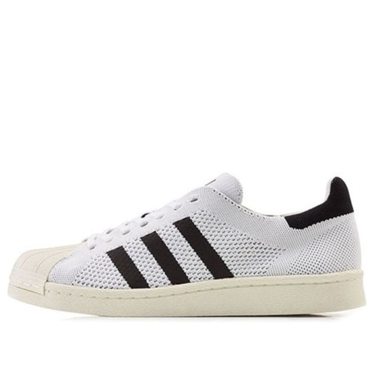 adidas Originals Superstar Boost Primeknit Sneakers 'White Black' BB0190