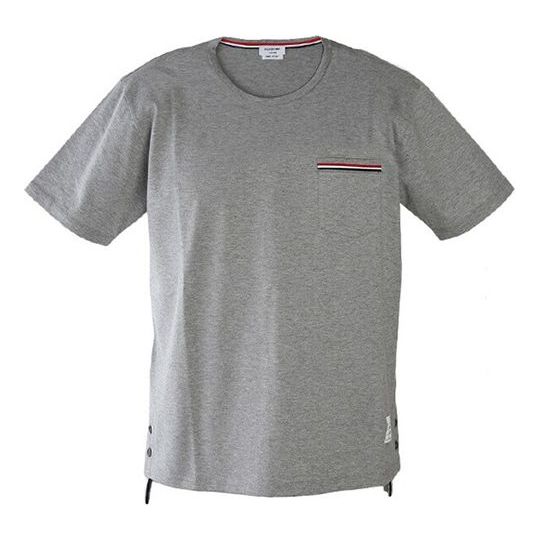 THOM BROWNE Short Sleeve T-Shirt 'Gray' MJS010A-01454-055