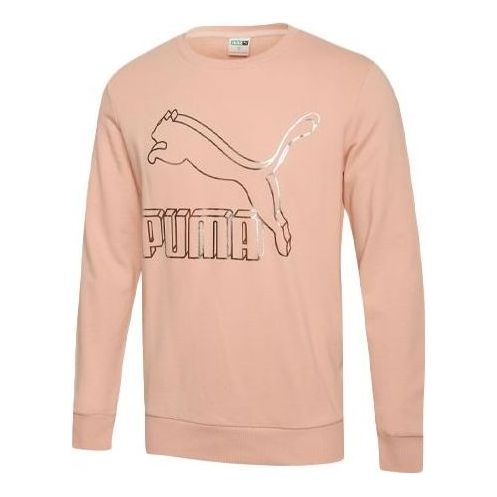 PUMA Classics logo Sweater 'Pink Black' 595892-70