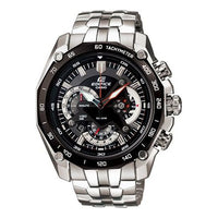 CASIO Waterproof EDIFICE Mens Black Analog EF-550D-1AV