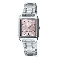 CASIO Stainless Steel Strap Waterproof Pink Analog LTP-V007D-4E