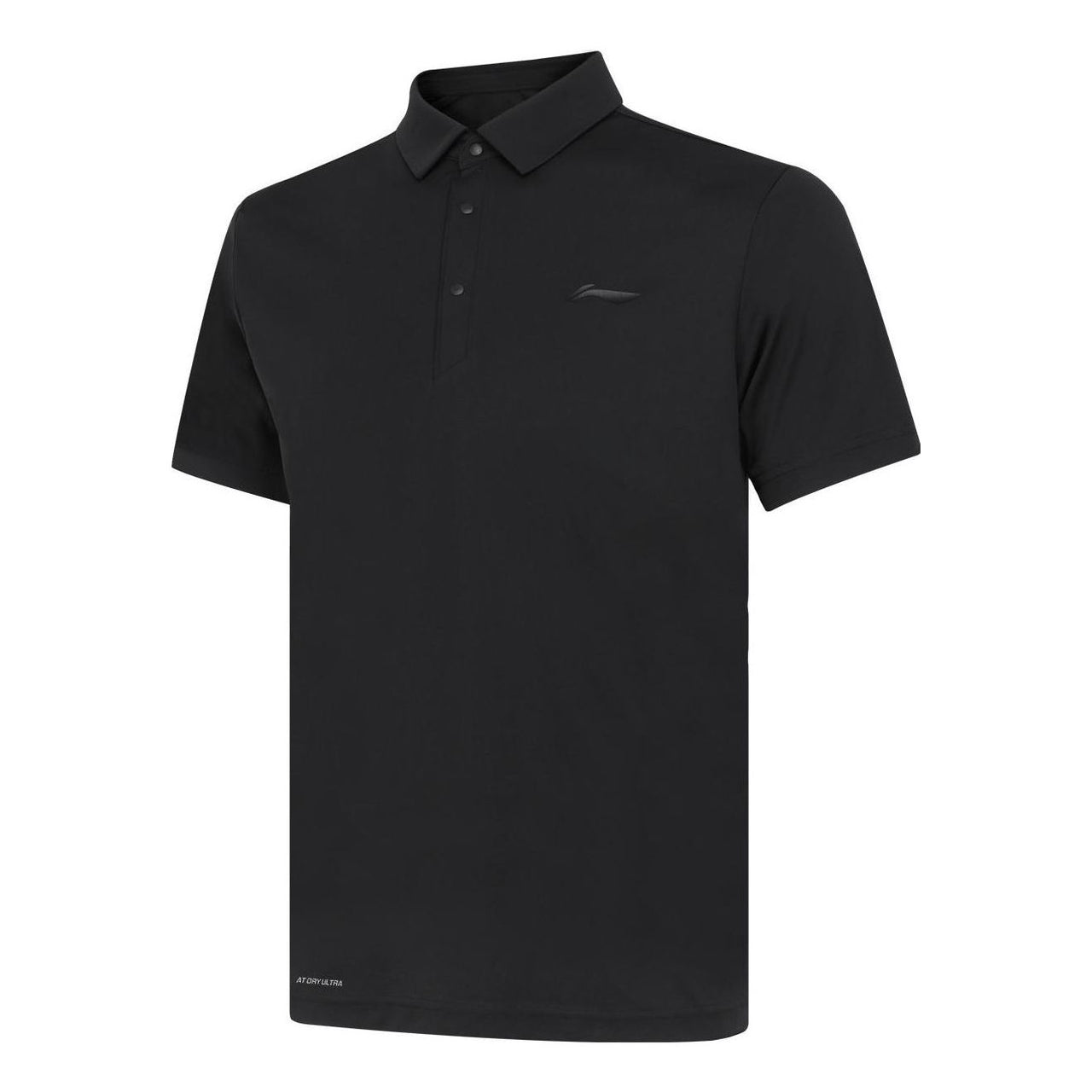 Li-Ning Logo Training Polo Shirt 'Black' APLT031-1