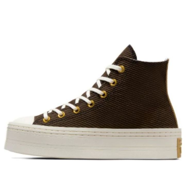 (WMNS) Converse Chuck Taylor All Star Modern Corduroy Lift Platform 'Fresh Brew' A07203C