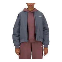 (WMNS) New Balance Linear Heritage Woven Bomber Jacket 'Graphite' WJ33507-GT