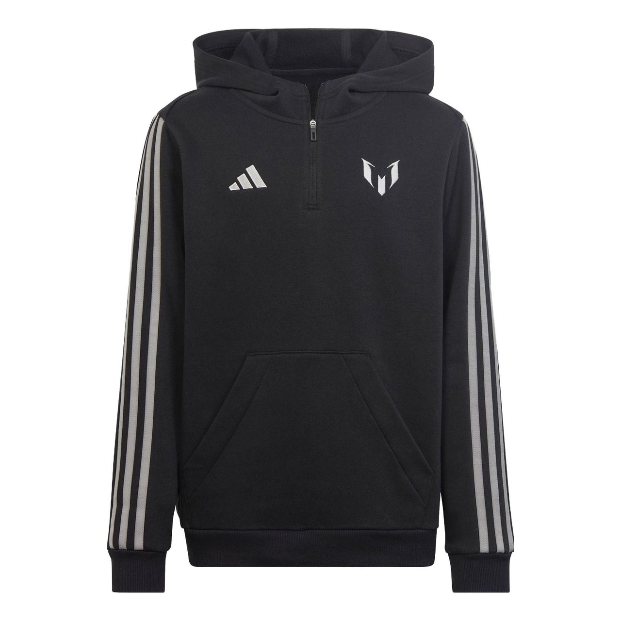 (GS) adidas Messi Sweat Hoodie 'Black White' HR4347